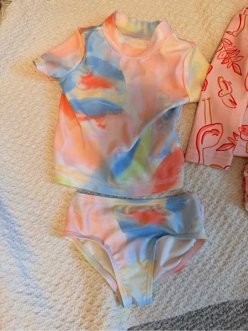 Carter's Baby Bathing Suits Size 6 Months 6M two piece one piece Old Navy Bundle